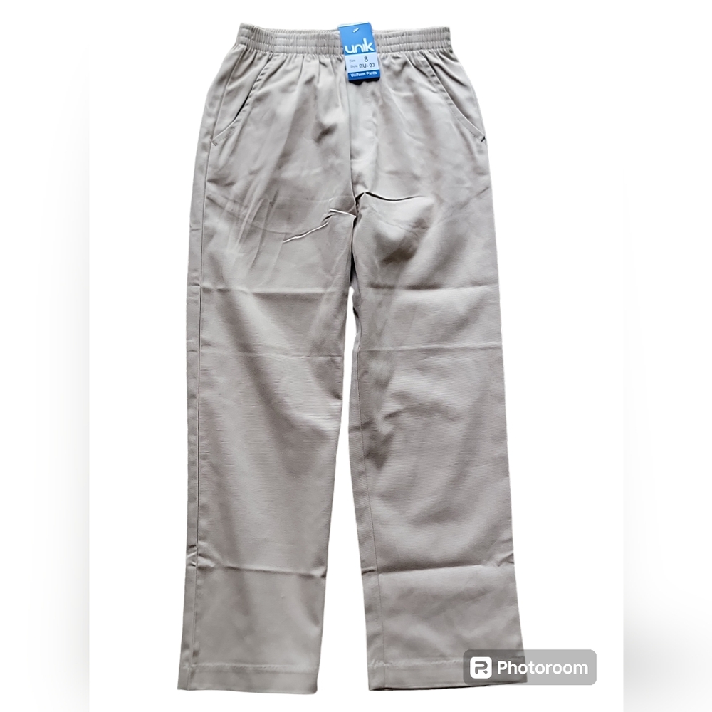 Unik Khaki School Uniform Pants Size 8